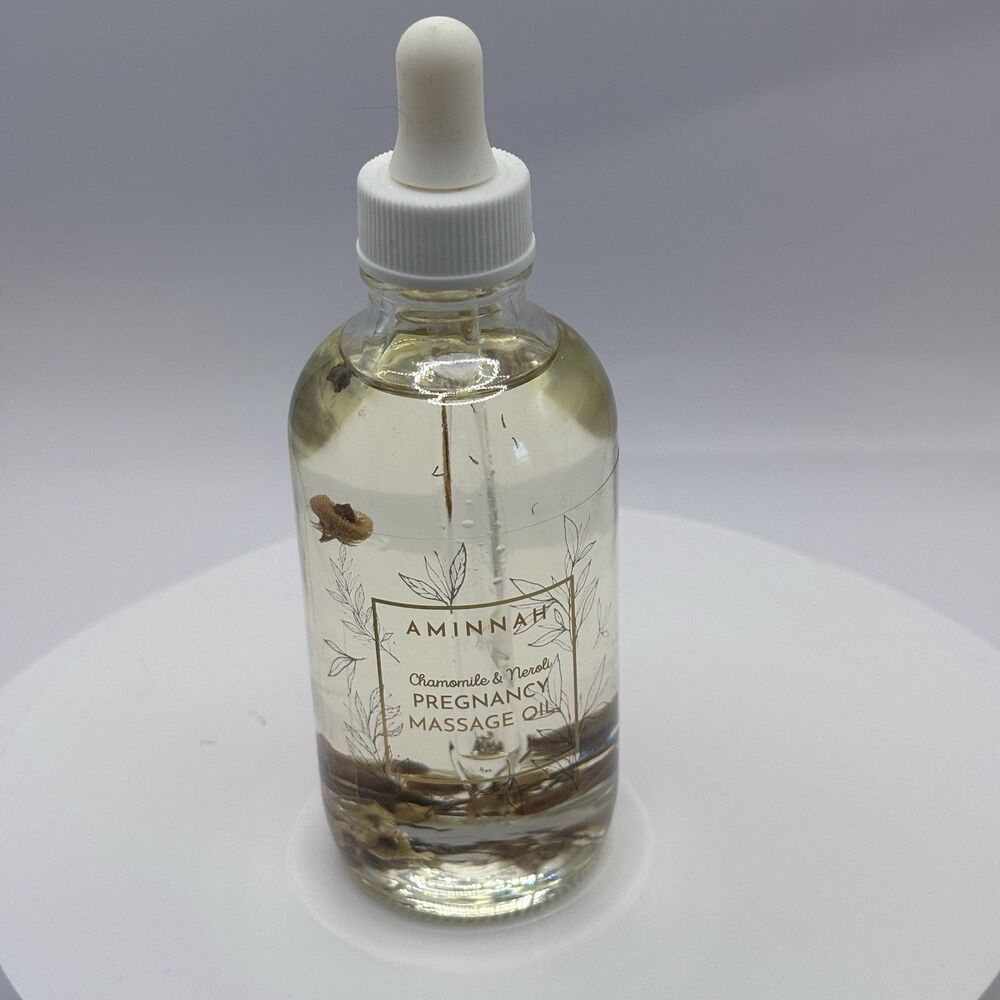 Aminnah 2020 Chamomile & Neroli Pregnancy Massage Oil New